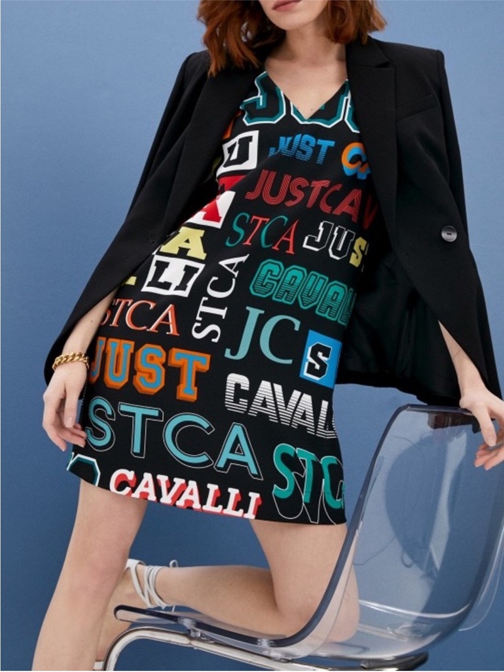 Roberto Cavalli TeeShirt Logo Summer Dress NWT, 4OIT, $795MSRP
$485 $795